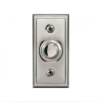 Heath Zenith LED Lighted Wired Doorbell - Nickel