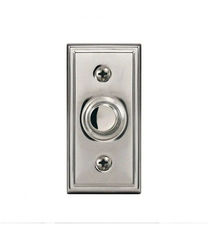 Heath Zenith LED Lighted Wired Doorbell - Nickel