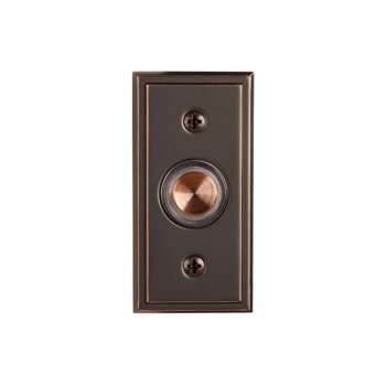 Heath Zenith Bouton sonnette de porte illuminé DEL - Bronze