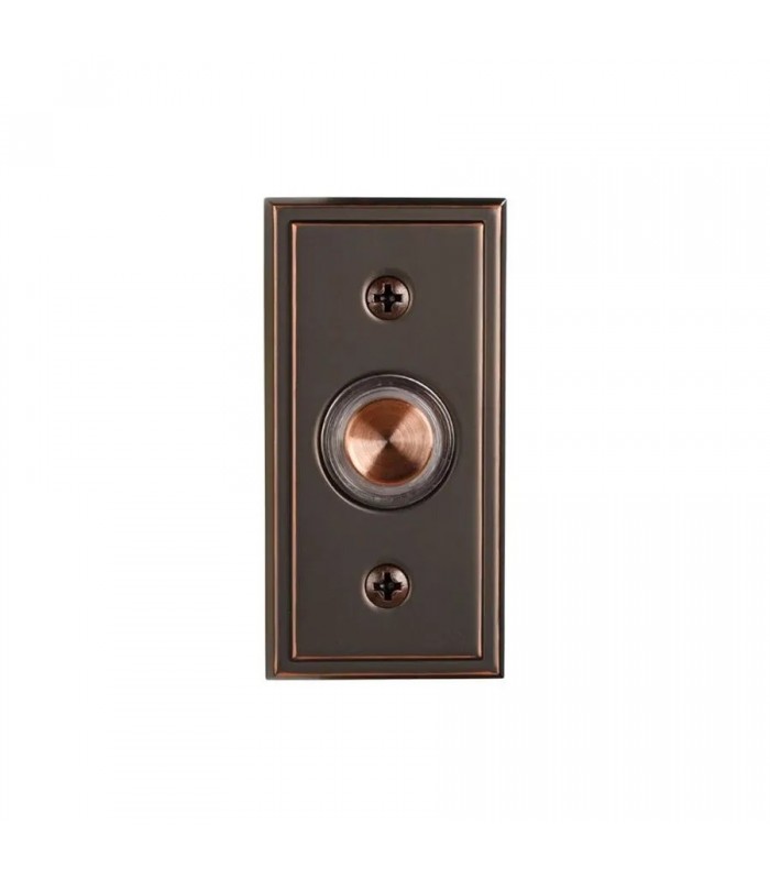 Heath Zenith Lighted Wired Doorbell - Bronze