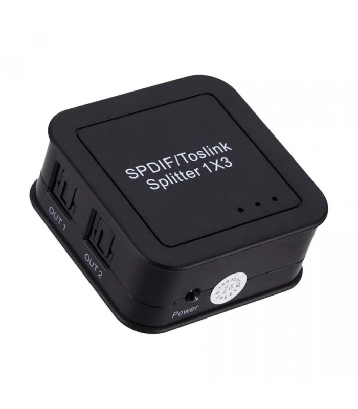 Diviseur audio optique numérique SPDIF/Toslink HELIOS - 3 ports