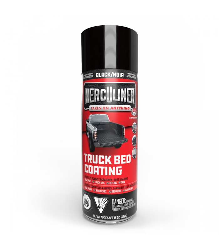 Herculiner Truck Bed Liner Coating Aerosol 15oz Black
