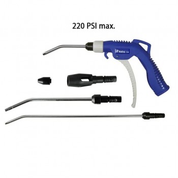 Ensemble de pistolet à air à haut débit avec accessoires à déconnexion rapide - 5 pièces