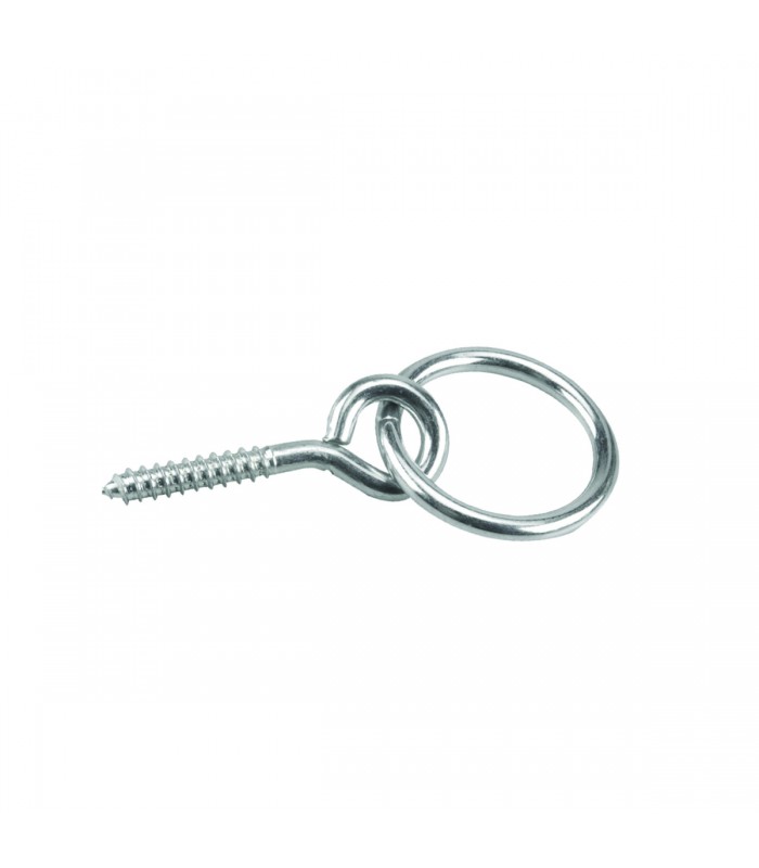 Boulon à anneau avec vis tire-fond 2 po.