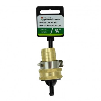 Holland Greenhouse Raccord en laiton - 3/4 po femelle