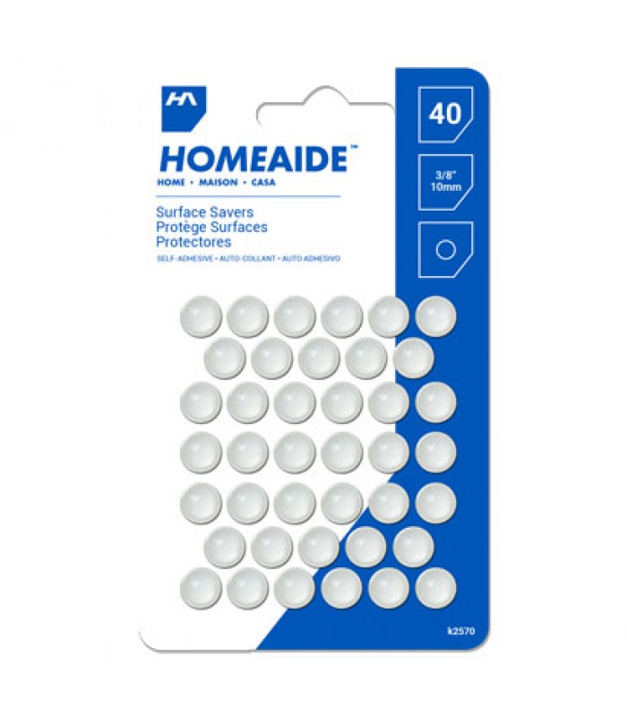 Homeaide Protecteurs de surface 10 mm - Paquet de 40