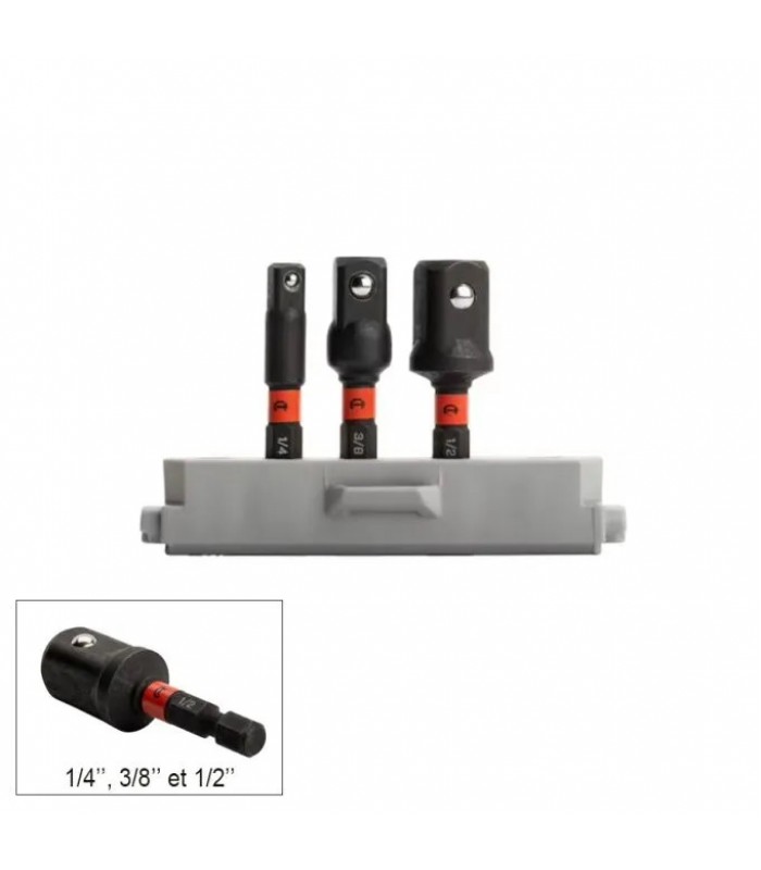 Impact Socket Adapter Assortment - 2 in. - 3 pieces