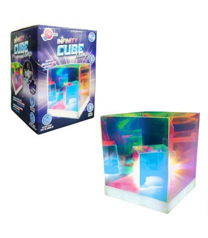Lampe Cubique Effet Iridescent