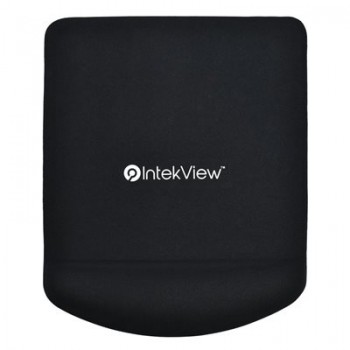 Intekview Rectangle Gel Wrist Mouse pad Black 180g