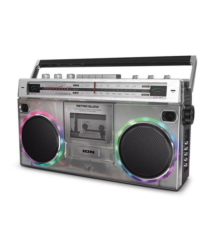 ION Retro Glow Boombox Sans-Fil ( RetroBoomBox ) - Recertifié