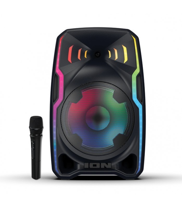 ION Total PA Apex Battery-Powered PA Speaker with Wireless Microphone and Dynamic Lights - Recertified