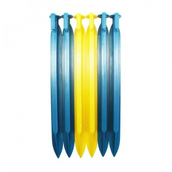 itt 9-Inches 3-Way Tent Stake - 6 Pack