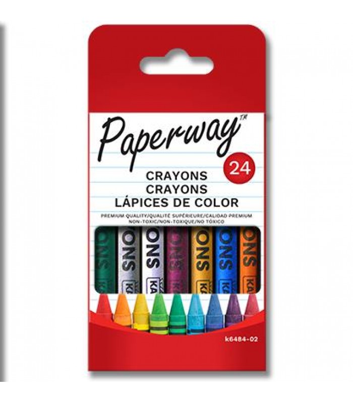 Crayons de qualité supérieure - Paquet de 24