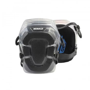 Genouillères de protection Kobalt ajustables - Paire - Noir