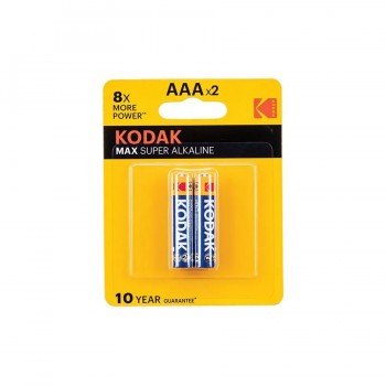Kodak Pile AAA Max super alcaline - 1.5V - Paquet de 2