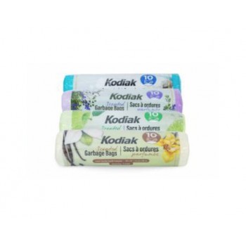 Kodiak Sac à ordures parfumés 505 x 495 mm - 10 sacs
