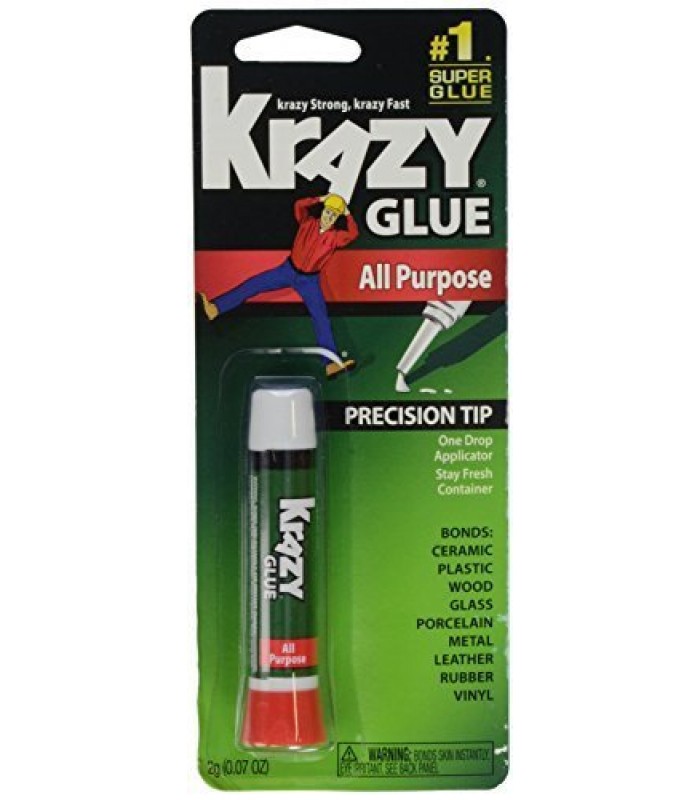 Krazy Glue KG585 tube à usage instantané Transparent 2 g