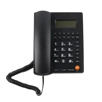 Landline Phone with Caller ID - Black