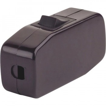 LEVITON 5410 Single Pole Cord Switch - 125 V - 3 A - Brown