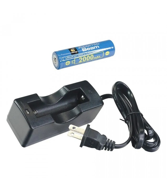 Lithium-Ion 18650 Battery with AC Charger