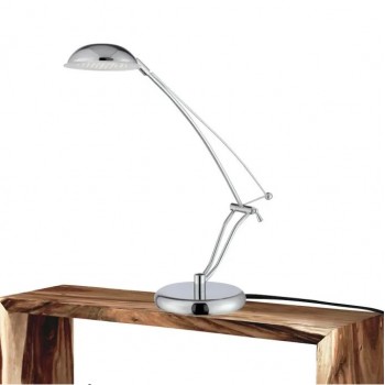 Lorell Contemporary LED Desk Lamp in Chrome Finish - 3 W - 38 cm