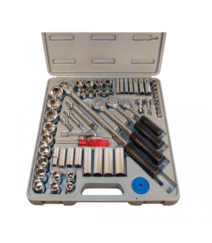 Matrix Canada Jeu de douilles 1/4 po et 3/8 po x 1/2 po - SAE - 60 pièces