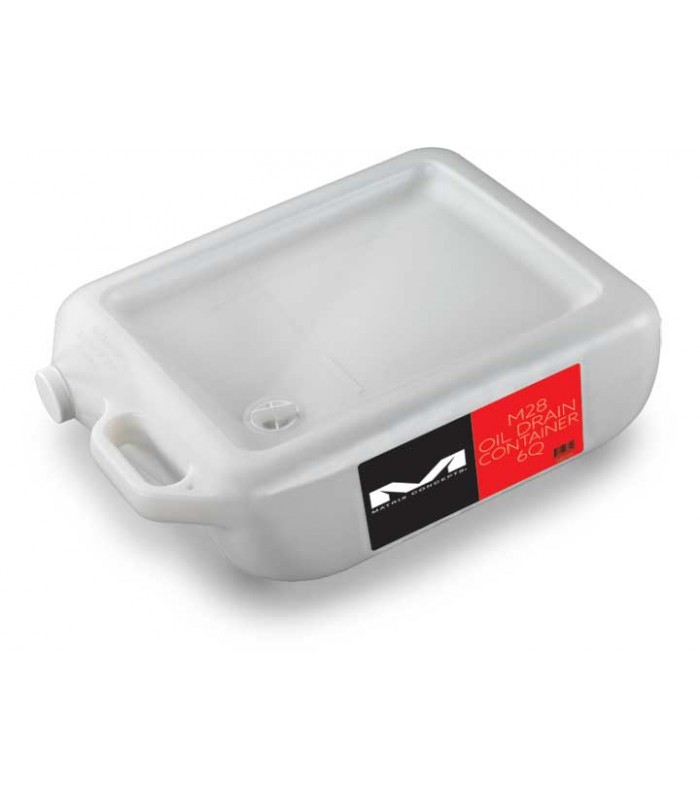 Matrix Concepts M28 Oil Drain Container, Clear, 6Q