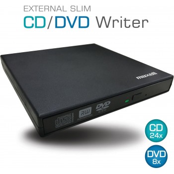 Maxell Lecteur/graveur externe USB 2.0 de CD/DVD