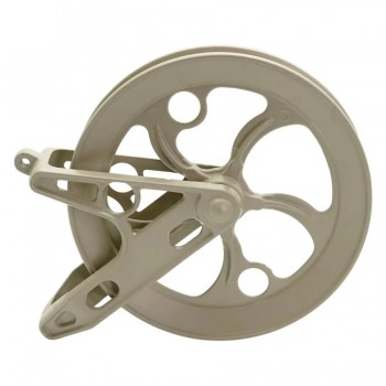 Poulie de corde à linge en métal - 15,2 cm (6 po) - Beige