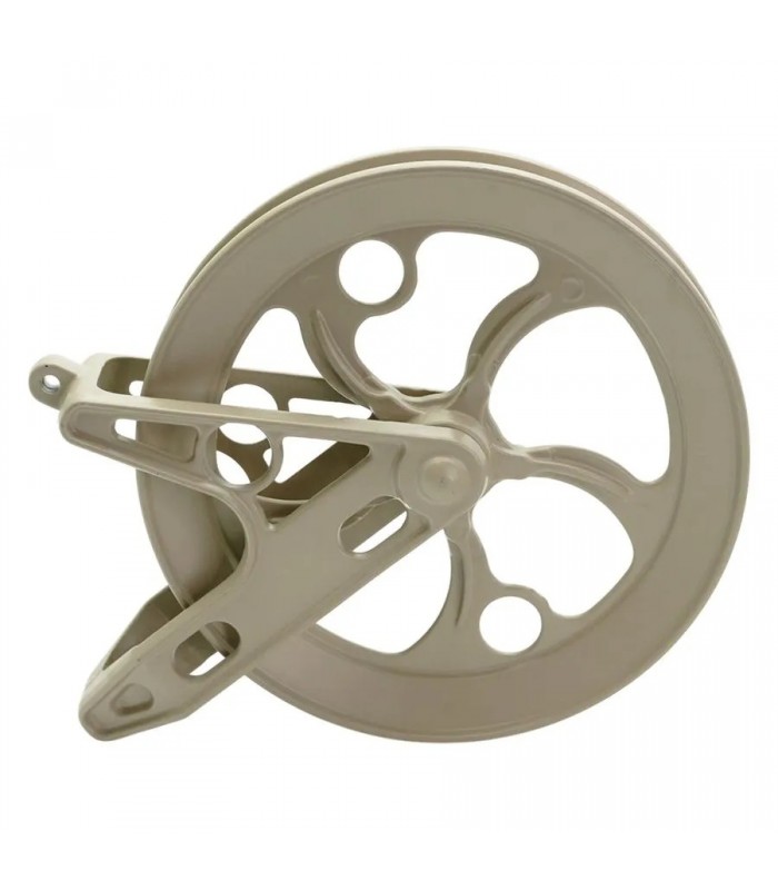 Poulie de corde à linge en métal - 15,2 cm (6 po) - Beige