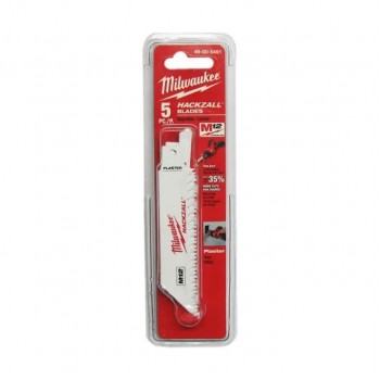 Milwaukee 4 in. 6 Tpi Hackzall Blade - Pack of 5