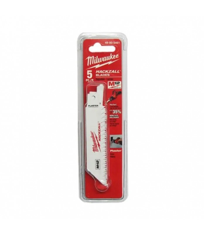 Milwaukee 4 in. 6 Tpi Hackzall Blade - Pack of 5