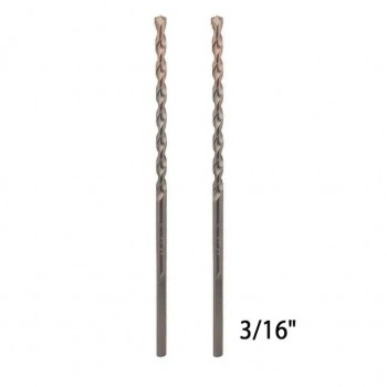 Milwaukee Hammer Drill Bit - 3/16 in. x 4 in. x 6 in. - Pack of 2