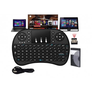 Mini clavier sans fil 2,4 GHz avec souris à pavé tactile