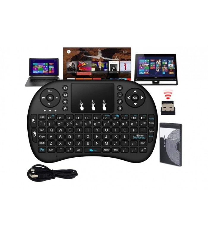 Mini 2.4Ghz Wireless Keyboard With Touchpad Mouse Combo