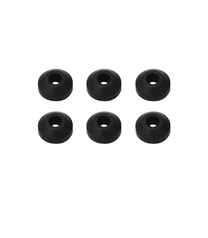 MLINE - Rondelle biseautée en caoutchouc 1/2 po. M3855 - Paquet de 6