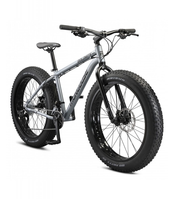 Mongoose 26-in. Unisex Fat Tire Mountain Bike 26-inch Wheels / 16-speed Gray Size Medium *NEW IN BOX* ( Dolomite ALX )