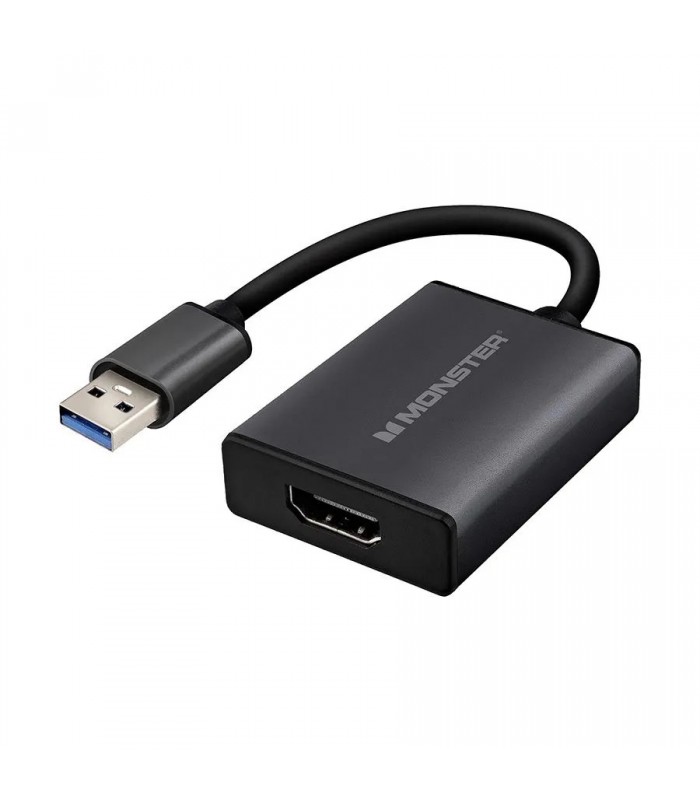 Monster Adaptateur USB 3.0 mâle à HDMI femelle - 2K