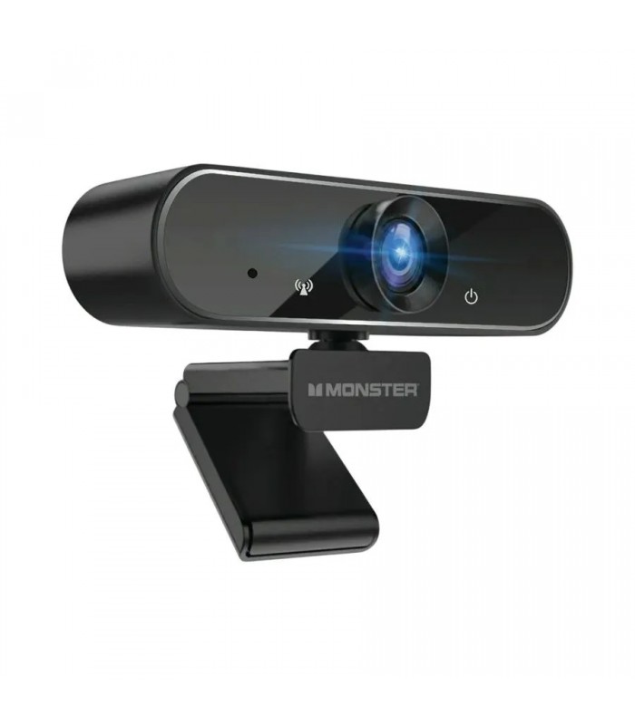 Monster Webcam with Microphone and Tripod - Full HD 1080p - 2MP