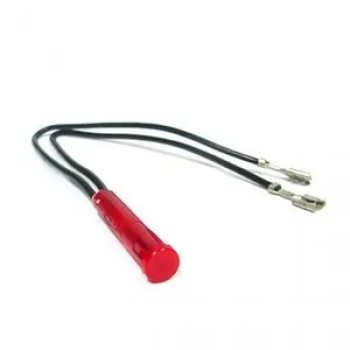 Témoin lumineux avec fil- 125V - Rouge