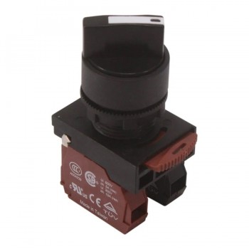 NHD Rotary Switch - 3 Positions 45° - N.O./N.C - Black