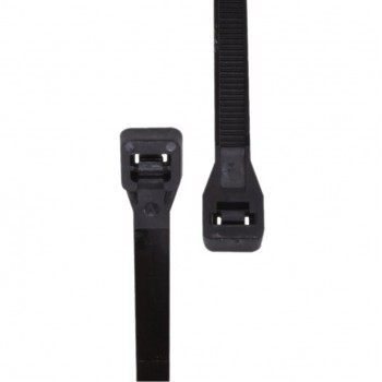 AddTools Attache autobloquante en nylon - 36 po. - Noir - Paquet de 10