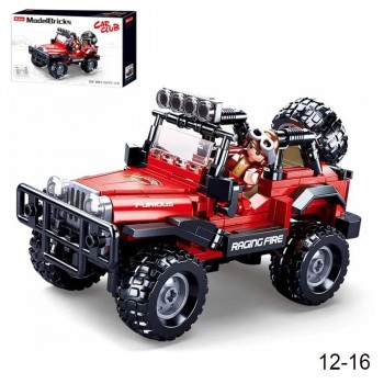 Blocs de construction de véhicule tout-terrain 4x4 - 253 pièces