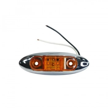 Oval LED Clearance Light - Amber - 2-3/4 in.