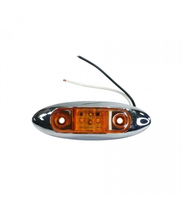 Feu de gabarit DEL oval - Ambre - 2-3/4 po.