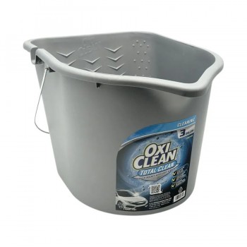 Seau de lavage automobile OXI CLEAN avec grille - 11,4 L (3 gal) - Gris