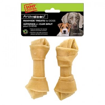 Os en cuir brut 100% nature - Paquet de 2