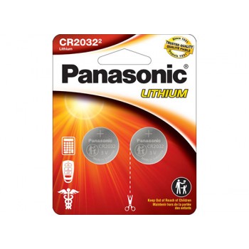 Panasonic 3V - Lithium - CR2032 - Paquet de 2