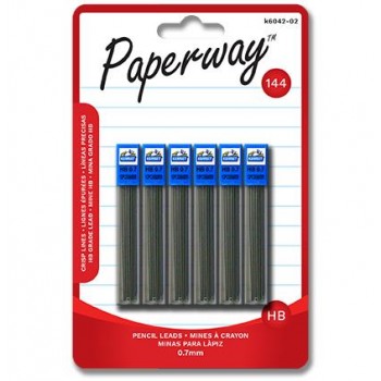 Paperway Pencil Leads 0.7mm - 144 pcs