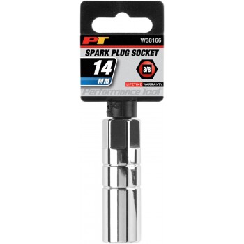 Performance Tool W38166 Douille pour Bougie d'allumage entrainement 3/8 po. 14 mm